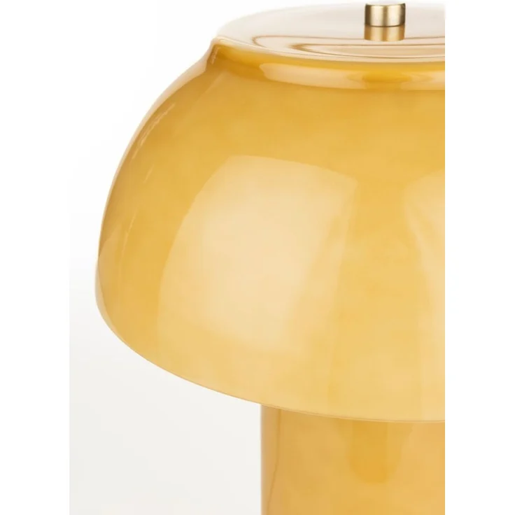 Tischlampe Morvan Dutchbone in Gelb mit Retro-Design aus Metall – Bild 3