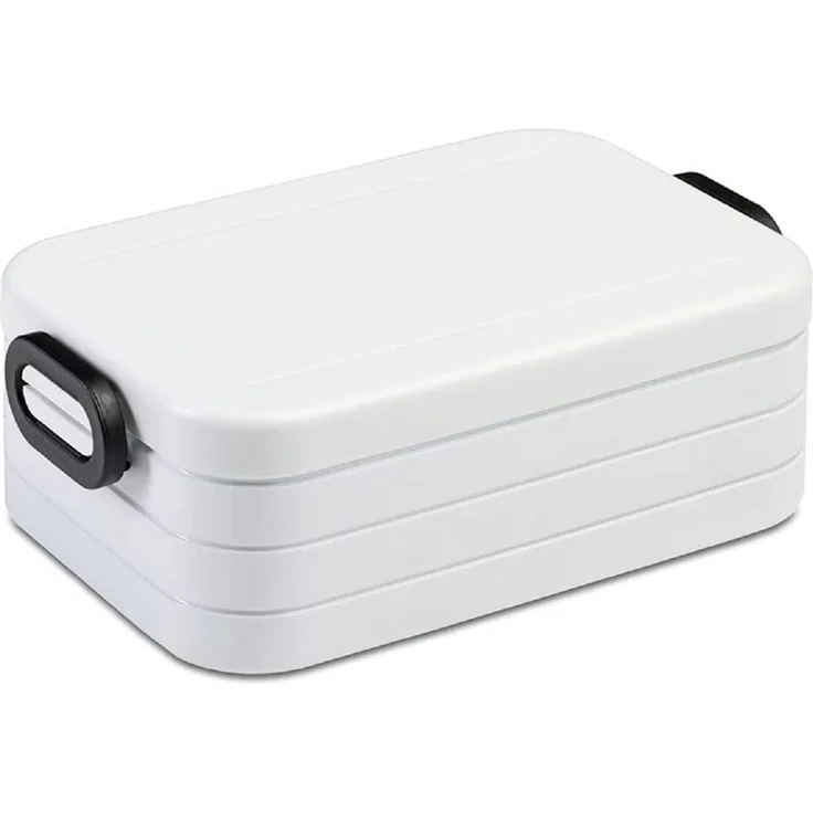 2-tlg. Mepal Take a Break Set – Nordic Weiß / Weiss – Groß / Klein – Lunchbox mit Trennwand – ideal für Mealprep – spülmaschinenfest, ABS – Bild 3