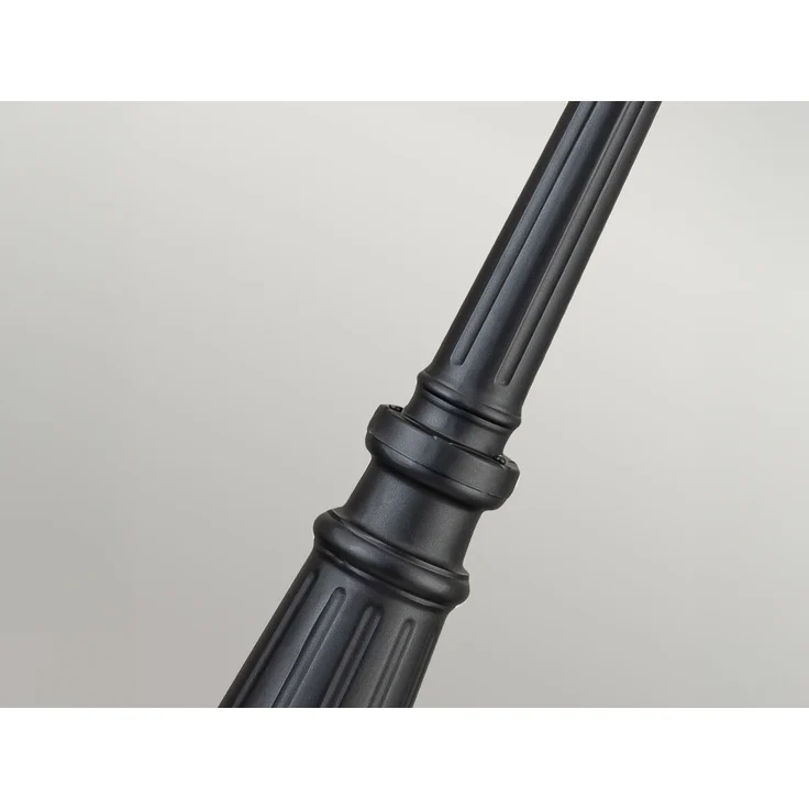 LED Straßenlaterne im Landhausstil Aluminium Schwarz, Höhe 216cm – Bild 9