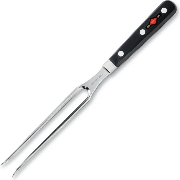 F. Dick Fleischgabel, Chromstahl/Kunststoff, Silber/Schwarz, 18 cm