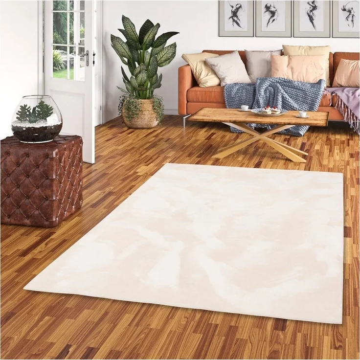 Pergamon Fellteppich Fellteppich Super Soft Pearl, Rechteckig, Höhe: 19 mm – Bild 5