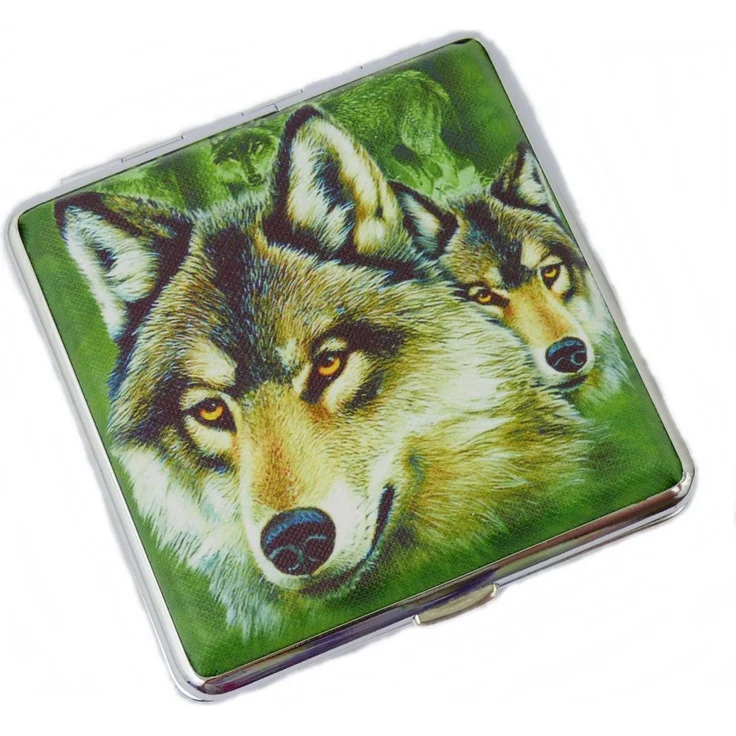 Westernlifestyle Aufbewahrungsbox Zigarettenetui Wolf Adler – Bild 1