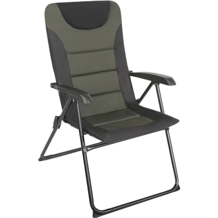 HOMECALL Campingstuhl Gartenstuhl Anglerstuhl Faltsessel Klappstuhl für Wohnwagen Outdoors, 5 fach Verstellbarer Rückenlehne, Hochlehner, Gepolsterter, bis 150kg – Bild 2