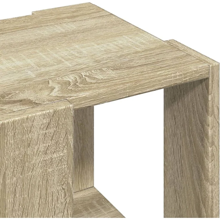 vidaXL Couchtisch Sonoma-Eiche 32x32x30 cm Holzwerkstoff 848145 – Bild 7