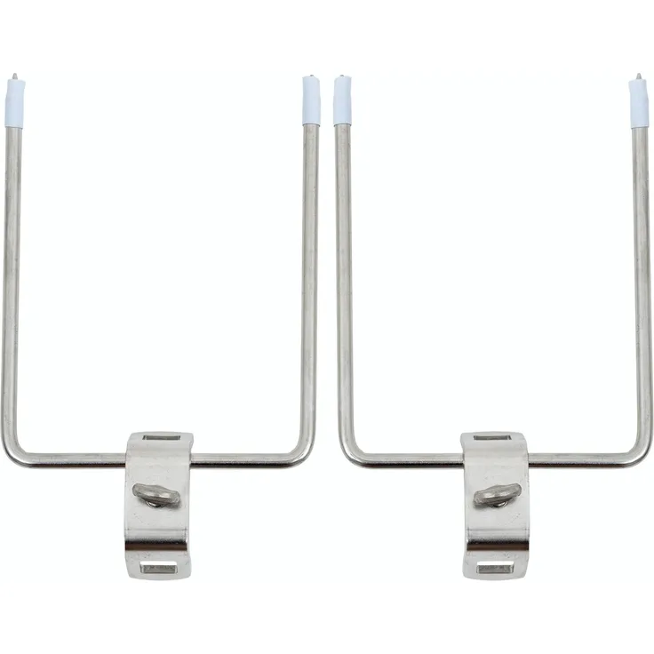 Nexgrill Rotisserie-Fleischgabel für Drehspieße, 2 Stück, Edelstahl Silber, 12x3,95 cm