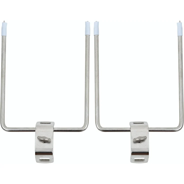 Nexgrill Rotisserie-Fleischgabel für Drehspieße, 2 Stück, Edelstahl Silber, 12x3,95 cm