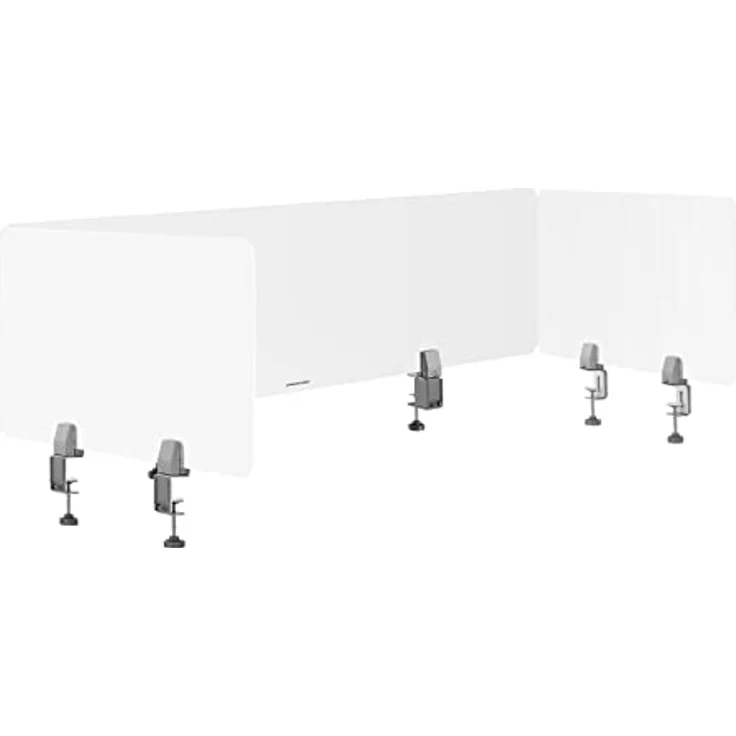 Fromm&Starck Schutzwand 3 Schreibtischtrennwände Trennwand Schreibtisch Schichtschutz 150 cm – Bild 1
