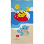 Halantex Handtücher POKEMON PIKACHU Duschtuch Strandtuch Badetuch 70 x 140 cm, (1 Duschtuch, 1-St), Langlebig