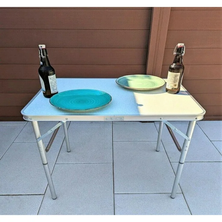 BruKa Campingtisch Alutisch CAMPER Campingtisch Gartentisch klappbar COMPACT