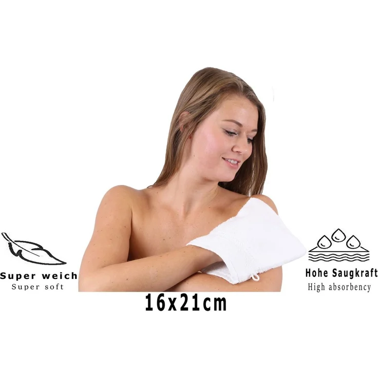 Betz Seiftuch 10-tlg. PREMIUM 100% Baumwolle 16 cmx21 cm – Bild 4