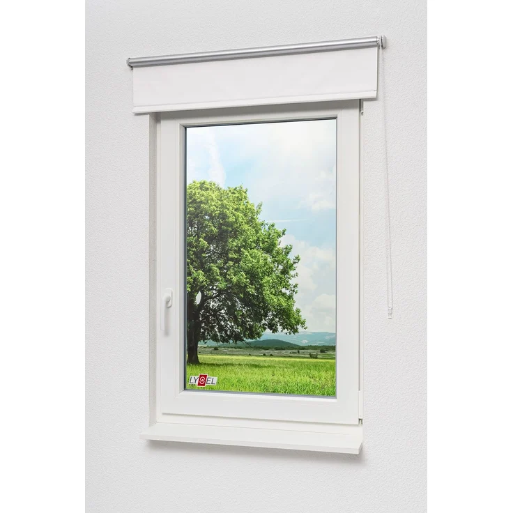 Lysel - Qualitätsrollo Klemmträger Thermo Reinweiß (B x H) 70cm x 150cm #1W – Bild 9