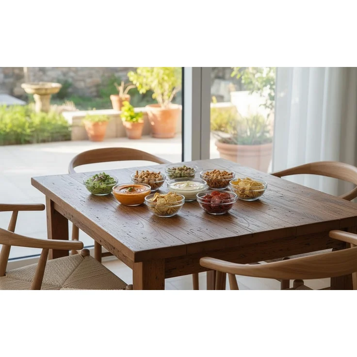 Provance Dipschale Dipschalen Schüsseln aus Glas Ø 9cm 12cm Glasschälchen für Dips, (Set, 6-tlg), spülmaschinengeeignet – Bild 4