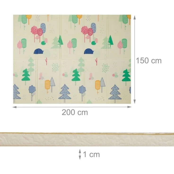 Relaxdays Faltbare Spielmatte mit Motiv – Bild 4