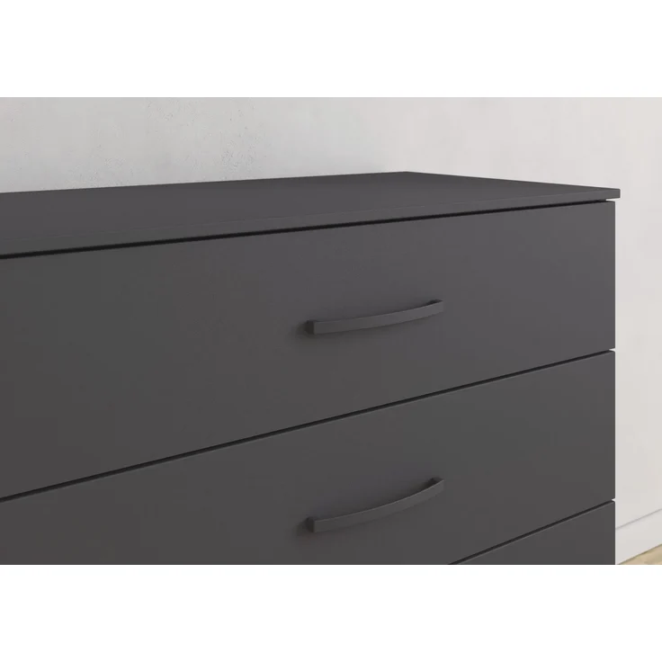 rauch Aditio Box, Kommode, 4 Schubladen, mit Softclose-Funktion, Farbe Grau metallic, BxHxT 80x81x42cm – Bild 5