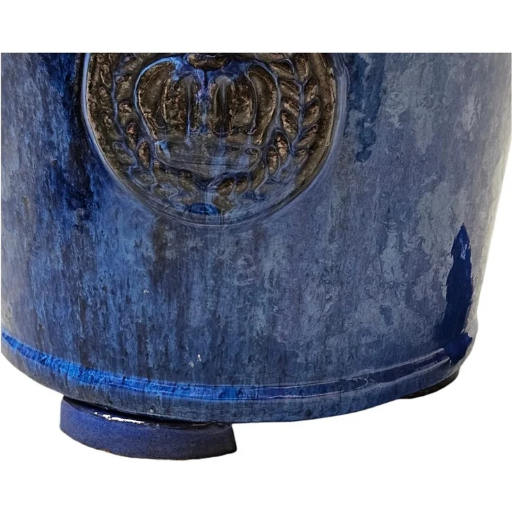 Staunässe ade! 20x Keramik Füße für Blumentopf | Royal Blau | Hochwertig – Bild 10