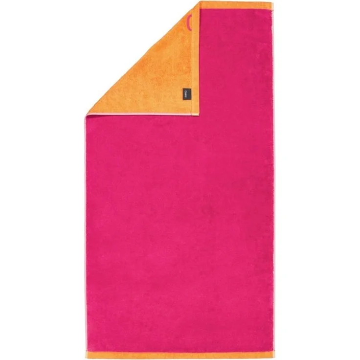 Cawö Duschtuch LIFESTYLE SPLASH, B 70 cm, L 140 cm, Pink, Orange, Frottee (1-St), 100 % Baumwolle – Bild 4