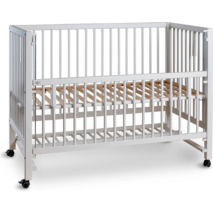 tiSsi¨ 'HAJO' XXL Beistellbett/ Kinderbett, Buche, Weiß, 120x60 cm – Bild 2