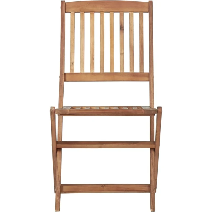 vidaXL Klappbare Gartenstühle 6 Stk. mit Kissen Massivholz Akazie 3075016 – Bild 4