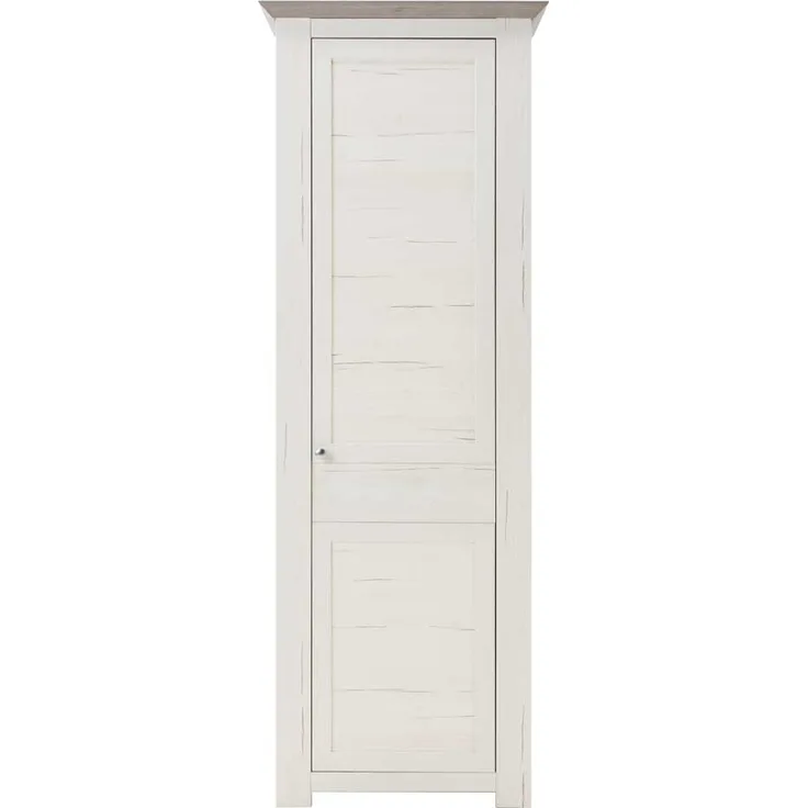 Garderobenschrank LIV'IN Marbella, Holzwerkstoff, Weiß, Holzfarben, 74 x 207 x 44 cm