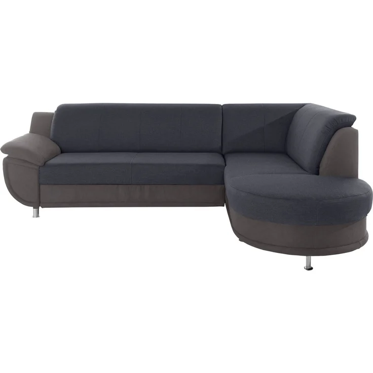 TRENDMANUFAKTUR Ecksofa Rondo 3, zeitlos und bequem, Materialmix, breite Armlehnen, L-Form, wahlweise mit Federkern für mehr Komfort, wahlweise mit Bettfunktion – Bild 5