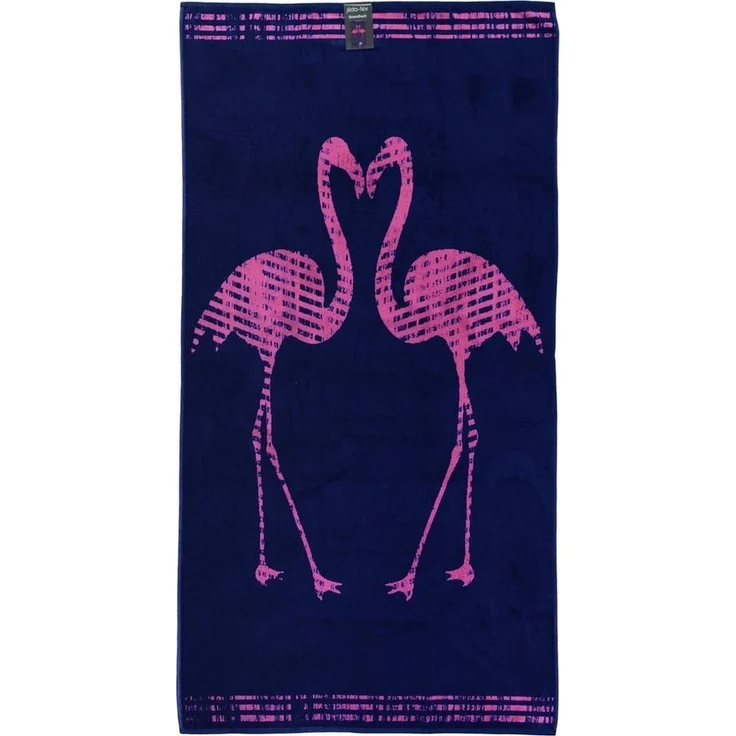 jilda-tex Strandtuch, Frotteevelours (1-St), weiche Frottee-Veloursqualität – Bild 1