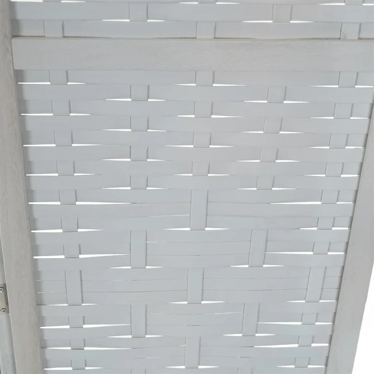 Raumteiler Bambu 3-tlg. Bambus Holz grau – Bild 7