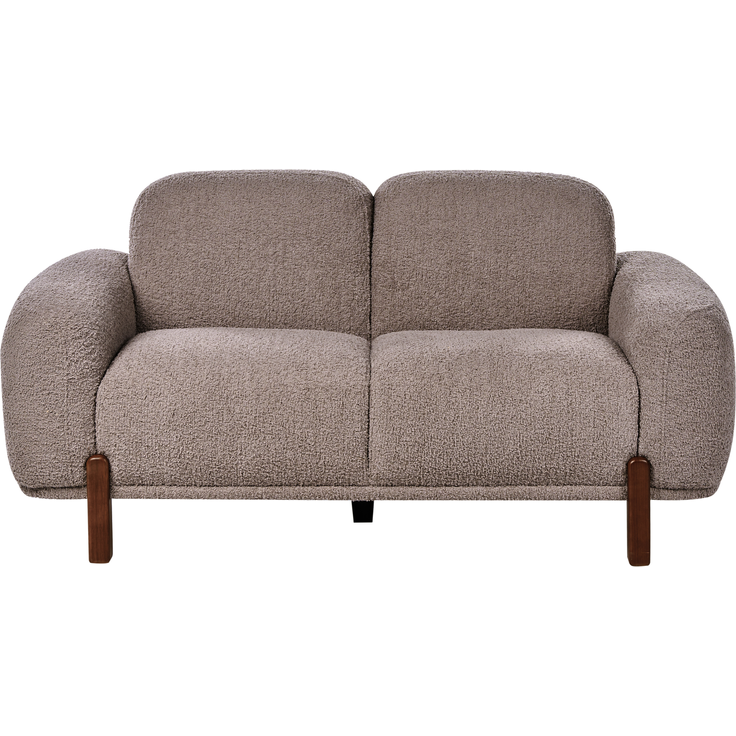 Sofa 2-Sitzer ODNES Bouclé Taupe – Bild 4