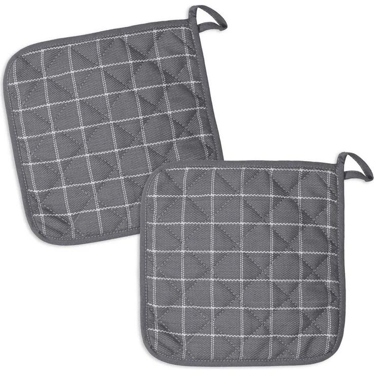Kracht Topflappen Trockenperle, (Set, 2-tlg, 2-teilig), 2er Set Topflappen, wattiert, ca. 22x22 cm – Bild 3