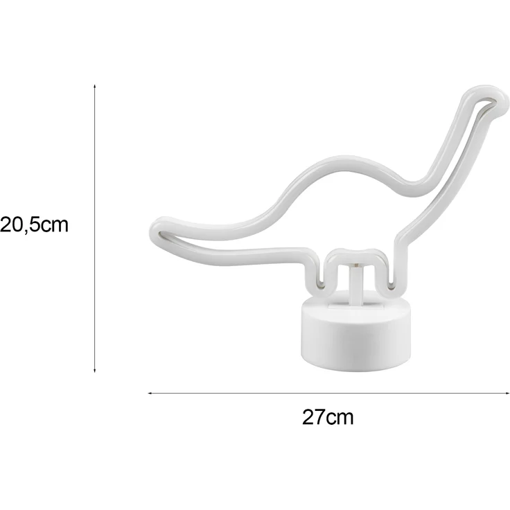 Deko LED Tischleuchte BRONTO Batterie- oder USB betrieben, Höhe 21cm – Bild 4