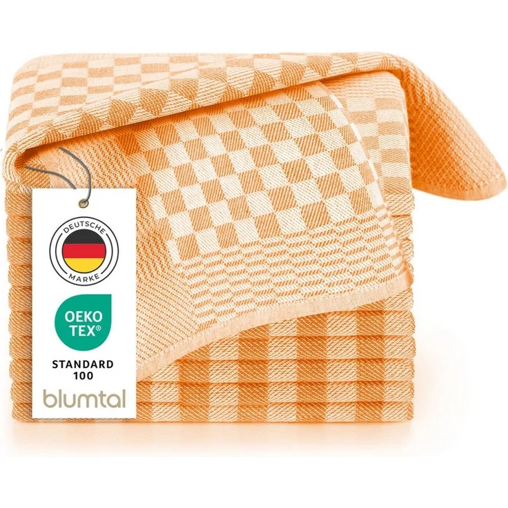 Blumtal Geschirrtuch Premium Geschirrhandtücher in 50 x 70 cm, (Set, 20-tlg, 5, 10 oder 20 Geschirrtücher), 100% Baumwolle, Oeko-TEX® Zertifiziert – Bild 1