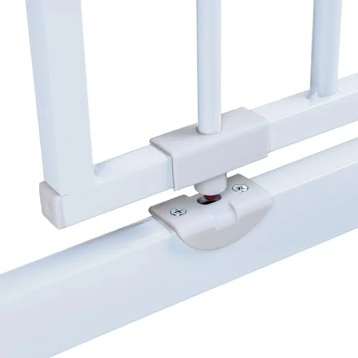 Absperrgitter Treppenschutzgitter weiß für 75-85cm Durchgang 110cm Hoch – Bild 6