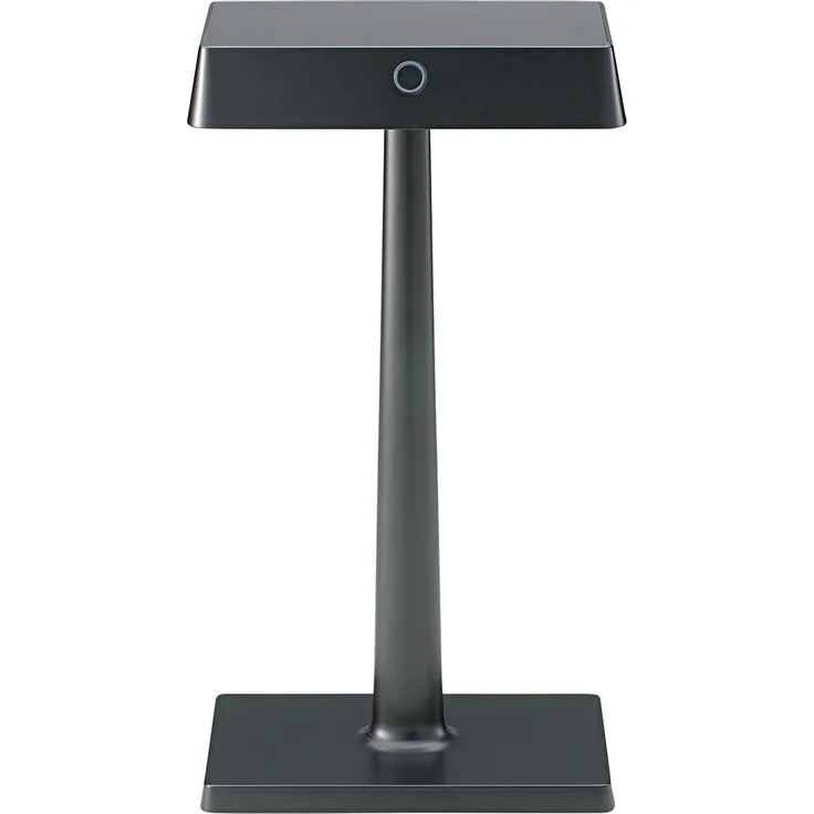 SIGOR NUINDIE CHARGE Akku-Tischleuchte schwarz, 2,5W, 2700K, IP54, dimmbar, mit Smartphone-Ladefunktion