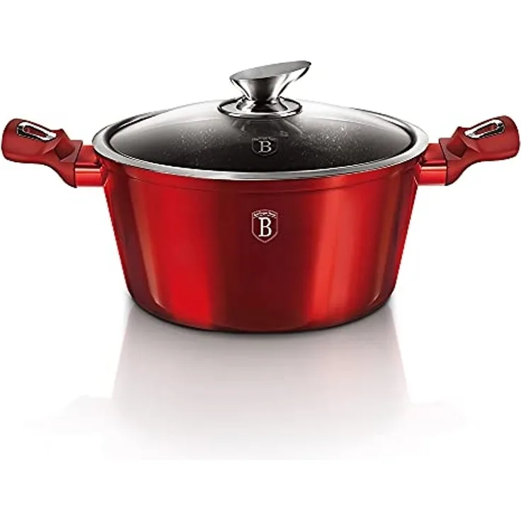 Berlinger Haus BH/1257N 4 1 l Rund Rot Aluminium Rot Ergonomisch Soft Touch