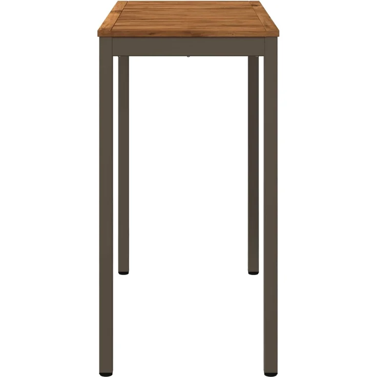 vidaXL Gartenbar-Tisch Natur und Kaffee 108,5 x 55 x 105 cm 901342 – Bild 4