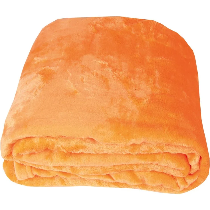 Kuscheldecke "Celina" Orange 130x170 cm – Bild 8