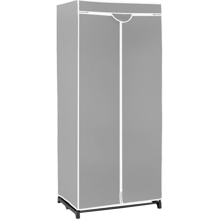 KOMFOTTEU Kleiderschrank Stoffschrank mit Reißverschluß, 172 x 74 x 50 cm – Bild 1