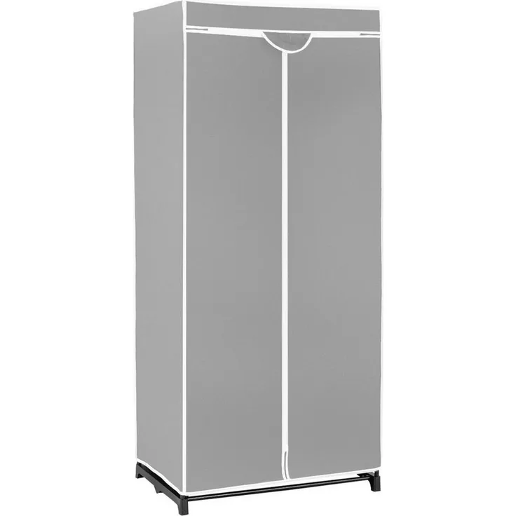 KOMFOTTEU Kleiderschrank Stoffschrank mit Reißverschluß, 172 x 74 x 50 cm