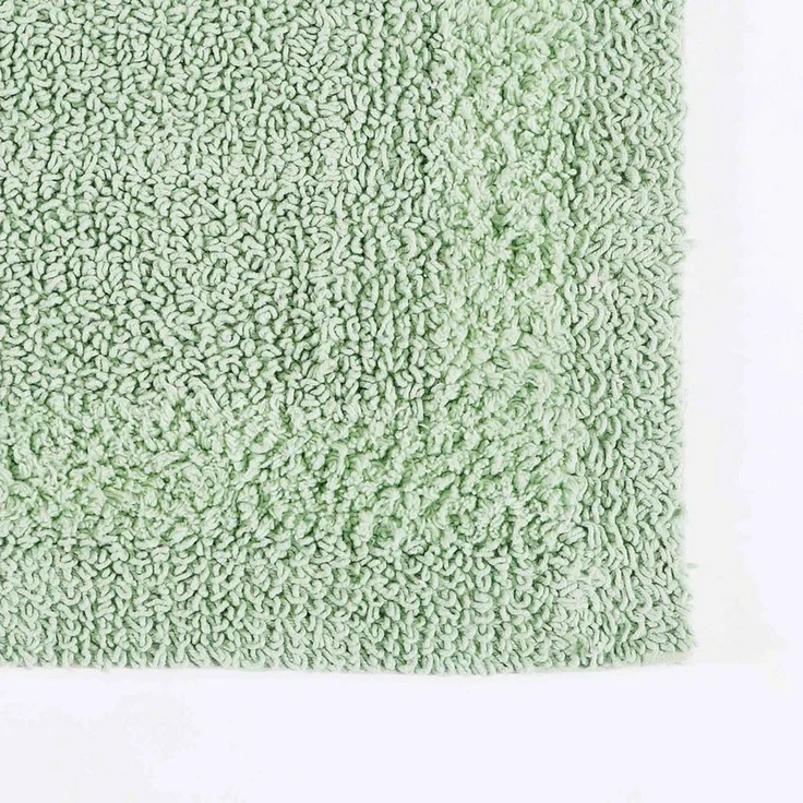 Homescapes Badematte Badematte salbeigrün 50x80 cm aus 100% Baumwolle, Höhe 20 mm, Baumwolle, rechteckig, 50x80 cm – Bild 2