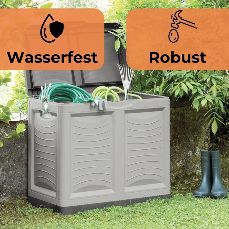 GarPet Gartenbox Gartenbox Aufbewahrungsbox Garten Kissenbox Wasserdicht Auflagen Box – Bild 6