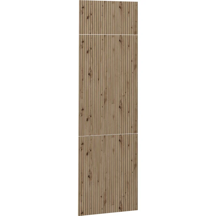Küchenfront R-Line Artisan-Eiche 59.6 x 196 cm Möbelfront für den Kühlumbauschrank Vicco – Bild 1