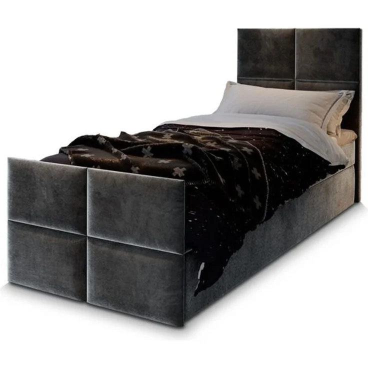 Masseno Boxbett ARIEL 80x200 cm mit Bonell Matratze und Topper – Bild 4