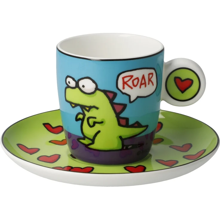 Goebel / Ed Eck- Roar,Espressotasse,12,0cm x 12,0cm x 7,0cm / Fine Bone China / 12,0cm x 12,0cm x 7,0cm – Bild 8