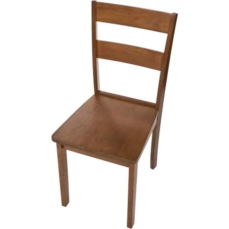 Esszimmerstuhl 2er Set GEORGIA Holz Braun – Bild 7
