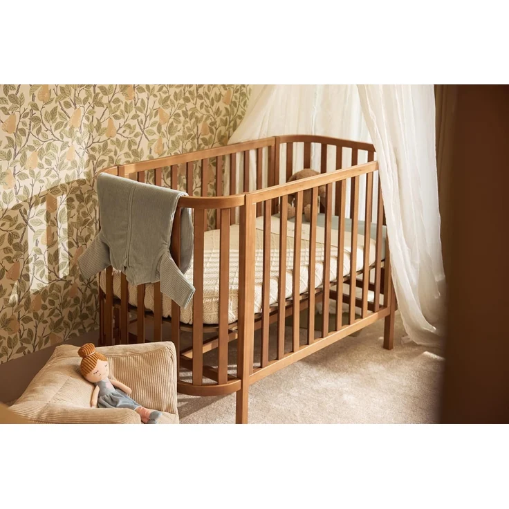 Jollein Check Knit Babydecke - 75 x 100 cm - Oatme – Bild 4
