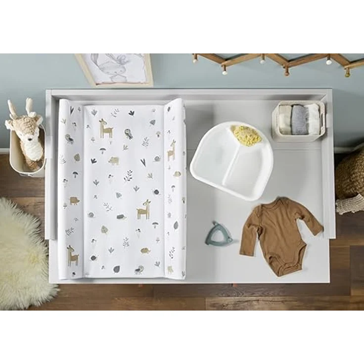 Rotho Babydesign Wickelauflage Baby Wickeln keil Waldtiere 50x70 cm – Bild 7