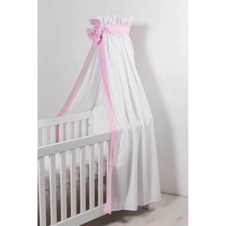 Robert Osswald 1.1.4.1.1.2.1-K01-14 Betthimmel Petita - 170x300 cm - für das Kinderbett, rosa