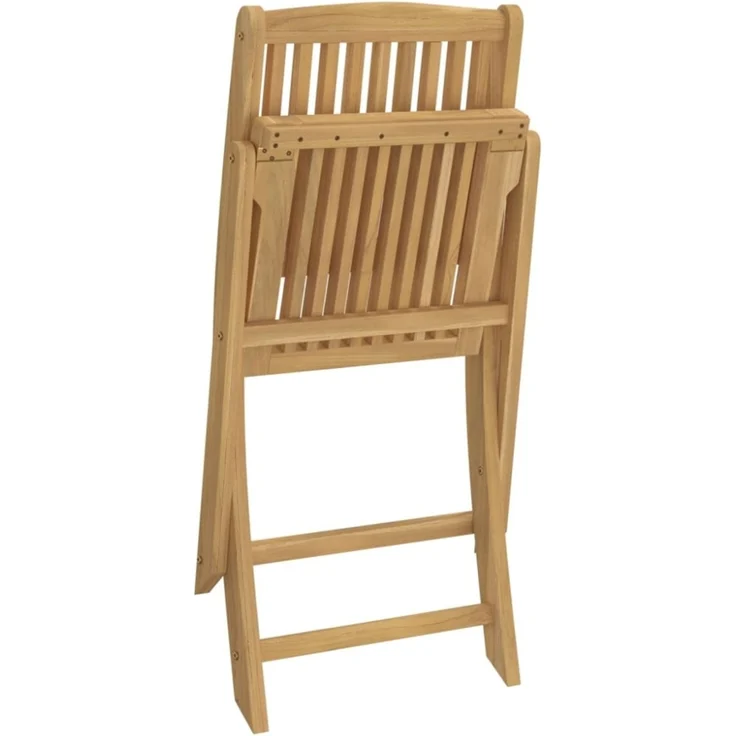 vidaXL Gartenstühle 2 Stk. Klappbar 44x50x88 cm Massivholz Akazie 365743 – Bild 5
