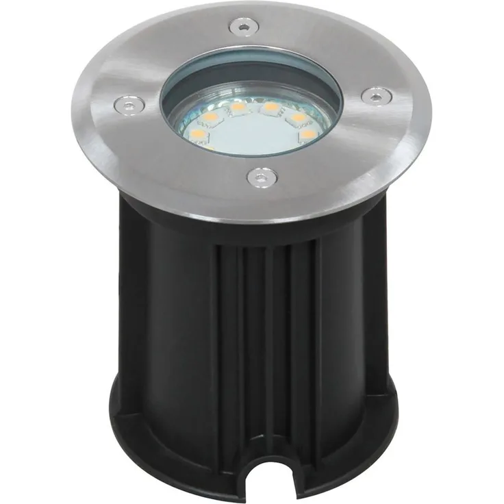 LED Bodeneinbaustrahler für Außen, rund, belastbar bis zu 800 kg