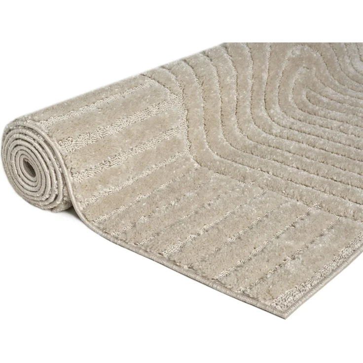 OTTO home Teppich Jonne, Boho-Design, Scandi, Designteppich, rechteckig, Höhe: 20 mm, Hoch-Tief, 3D Optik, skandinavischer Stil, Wohnzimmer, Schlafzimmer – Bild 3