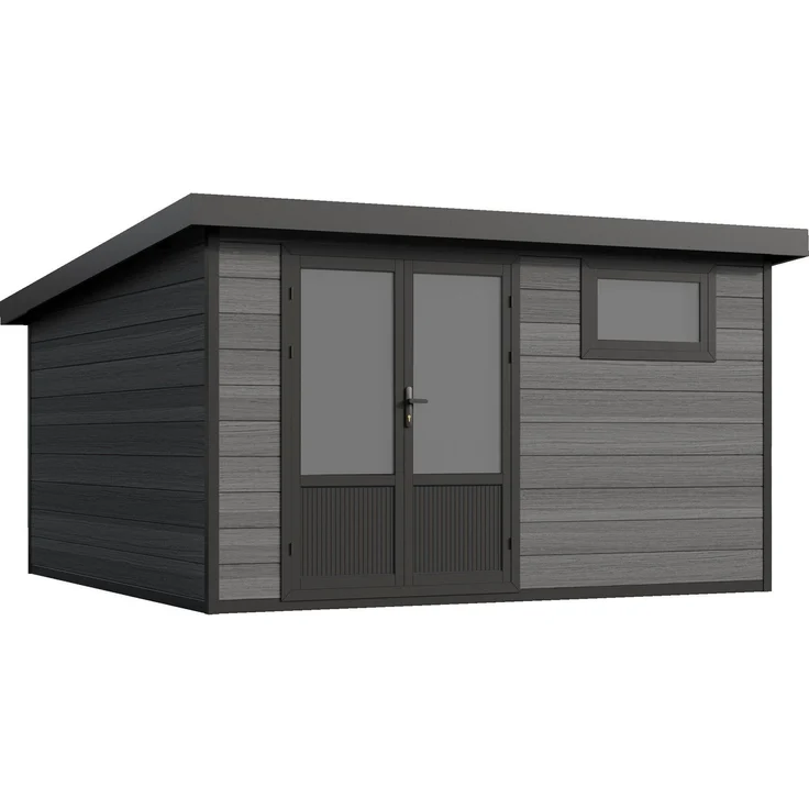 WPC Gartenhaus Modell Style DeLuxe 13,70 m² – Bild 2